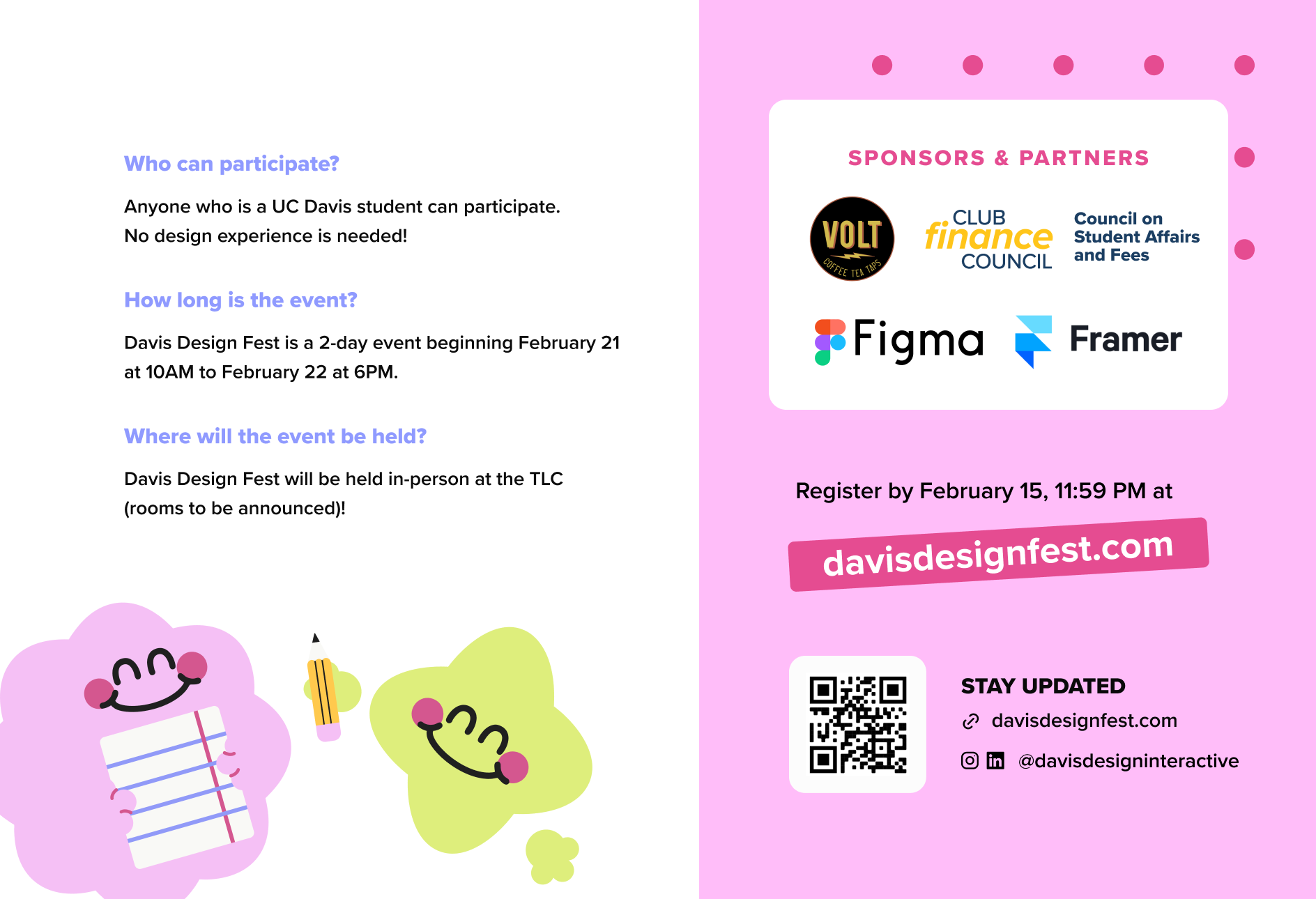 Davis Design Fest flyer