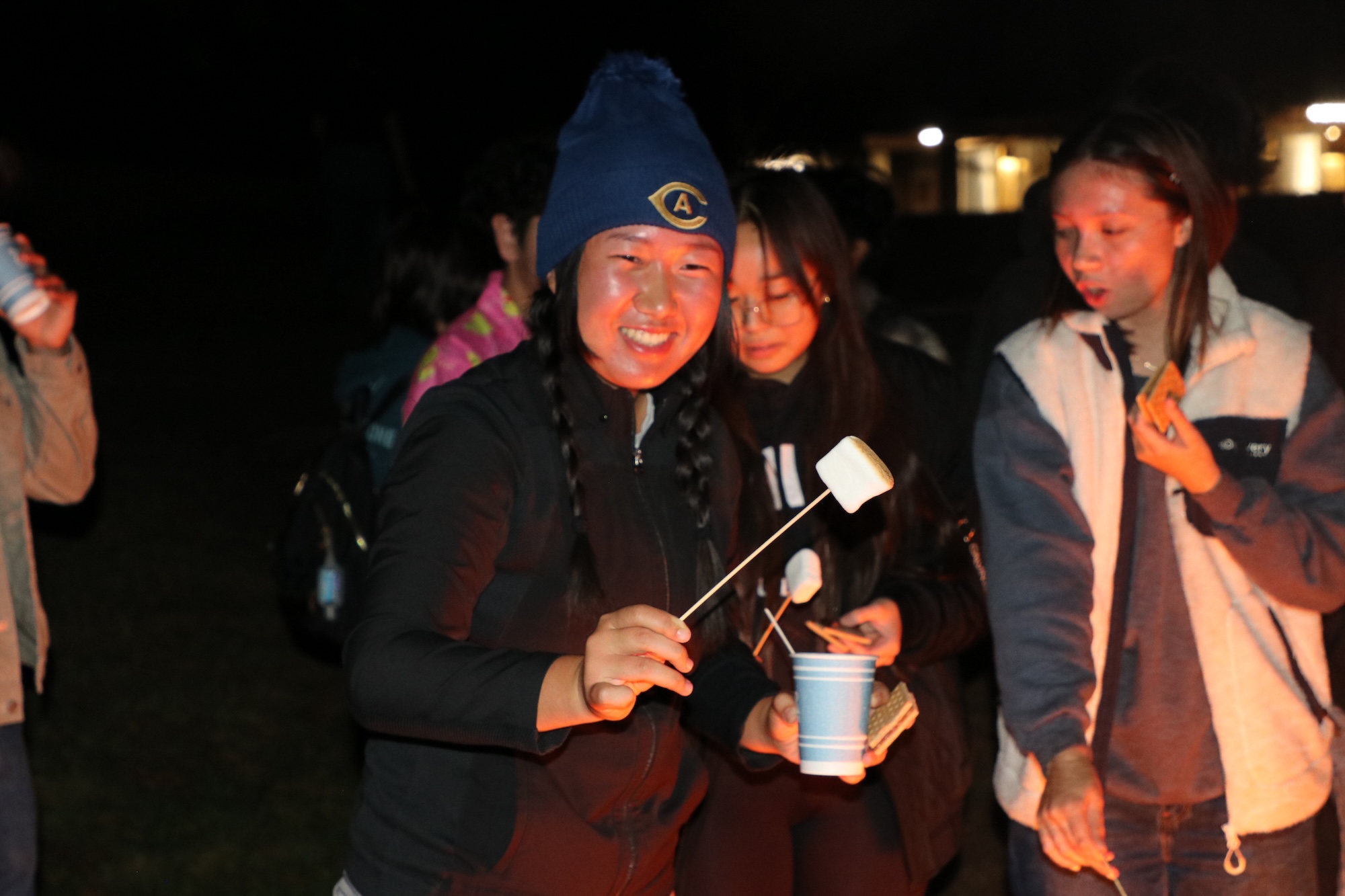 Roasting marshmallows with UHP at our annual bonfire