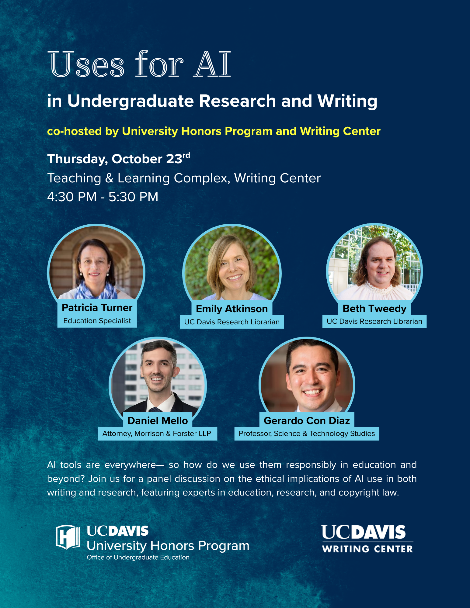 Writing Center Workshop Flyer